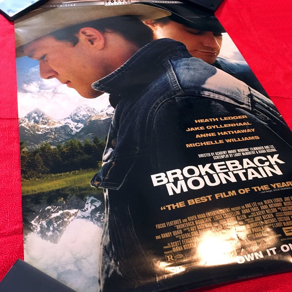 Brokeback Mountain Movie Poster Cowboy π₯ π ποΈ - Picture 2 of 13